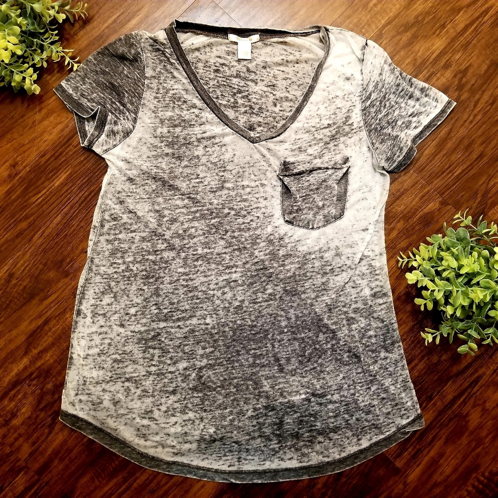 Bozzolo Casual Sheer Shirt Grey Size S